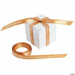 Best reviews of 🛒 3/8" - Gold Personalized Ribbon - 25 ft. 🛒