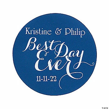 Brand new ⭐ Personalized Best Day Ever Favor Stickers - 144 Pc. 🤩