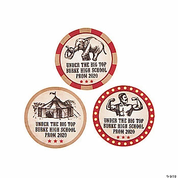 Deals ๐ฅ Vintage Circus Personalized Sticker Assortment ๐งจ