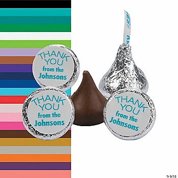 Brand new ⭐ Personalized Thank You Hershey’s® Kisses® Stickers - 60 Pc. 👍