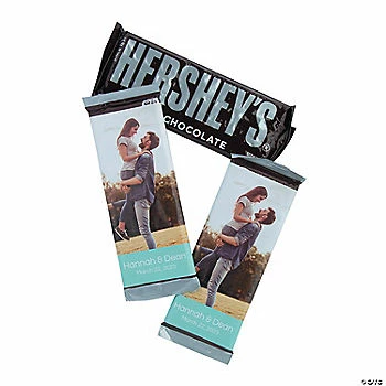 Coupon ❤️ Custom Photo Wedding 🍬 Candy Bar Labels - 12 Pc. ⌛