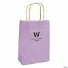 Best Pirce 😀 6 1/2" x 9" Medium Hot Pink Personalized Monogram Kraft Paper Gift Bags - 48 Pc. 😉