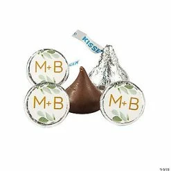 Best Pirce ✨ Personalized Eucalyptus Wedding Hershey’s® Kisses® Stickers - 60 Pc. 🛒