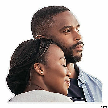 Wholesale 🛒 Custom Photo Couple Cutout Stickers - 24 Pc. ✨