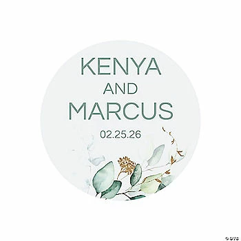 Top 10 💯 Personalized Eucalyptus Favor Stickers - 144 Pc. 💯