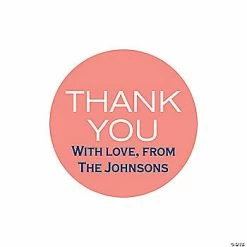 Best Sale 🔥 Personalized Thank You Stickers - 40 Pc. 👏