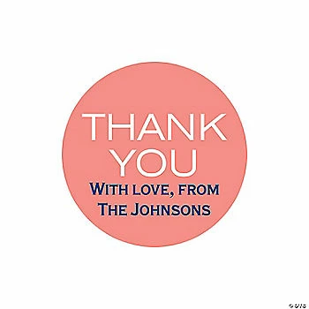 Best Sale 🔥 Personalized Thank You Stickers - 40 Pc. 👏
