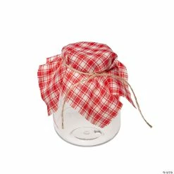 Top 10 🔔 Gingham Rustic Plastic Favor Jar - 12 Pc. ⌛