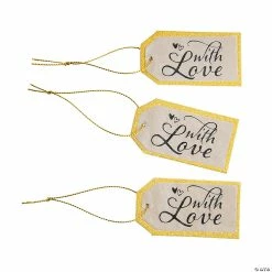 Best deal 😉 Glitter Favor Tags - 24 Pc. ✔️