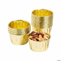Promo 😍 Gold Foil Treat Cups - 25 Pc. ✨