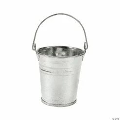 Brand new 🛒 Mini Galvanized Metal Pails - 12 Pc. 🎁