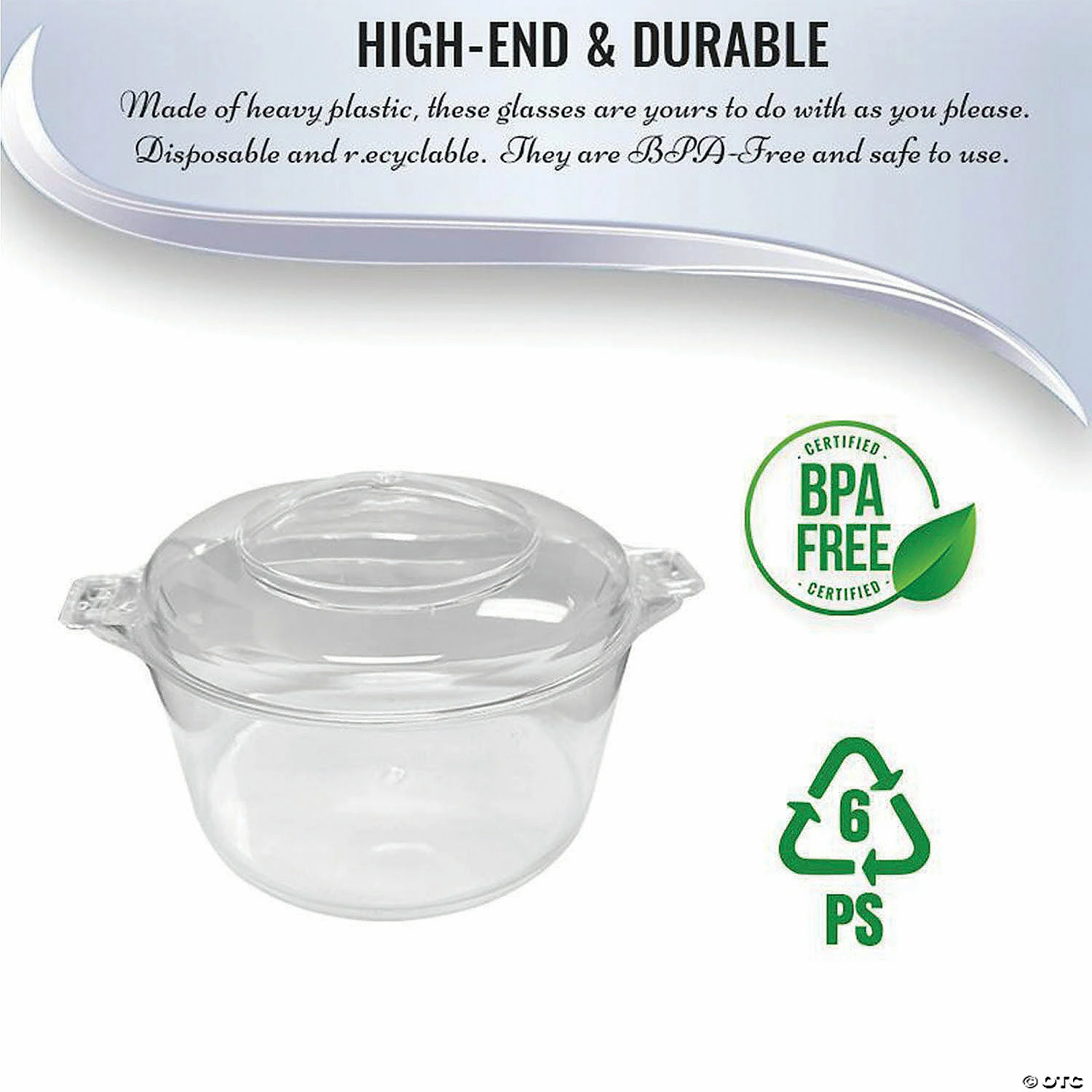 Best reviews of ๐ Premium 3.4 oz. Clear Disposable Plastic Mini Pots - 288 Pc. ๐ - Image 5