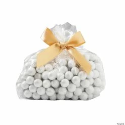 Wholesale 👍 Small Clear Cellophane Bags with Gold Bow Kit for 50 ✔️